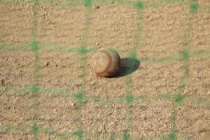 brown baseball on brown field during daytime